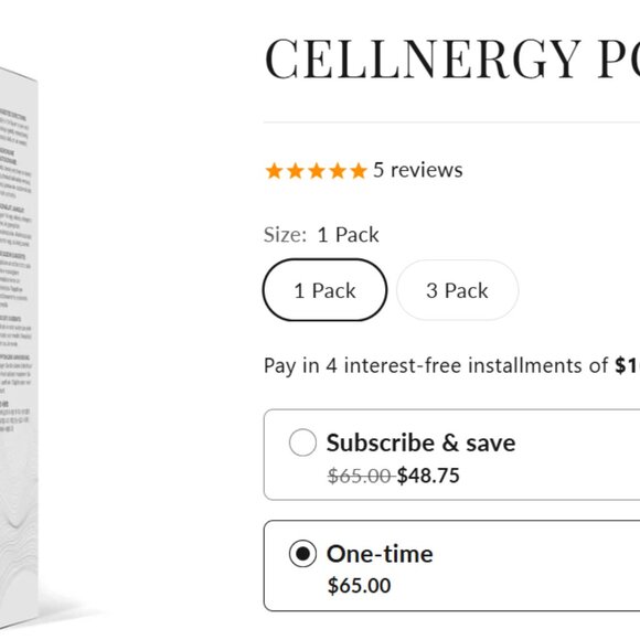 LifePharm Cellnergy Power Cream 5.07 fl.oz (150 ml) SUPPORT HEALTHY JOINTS - Picture 2 of 3